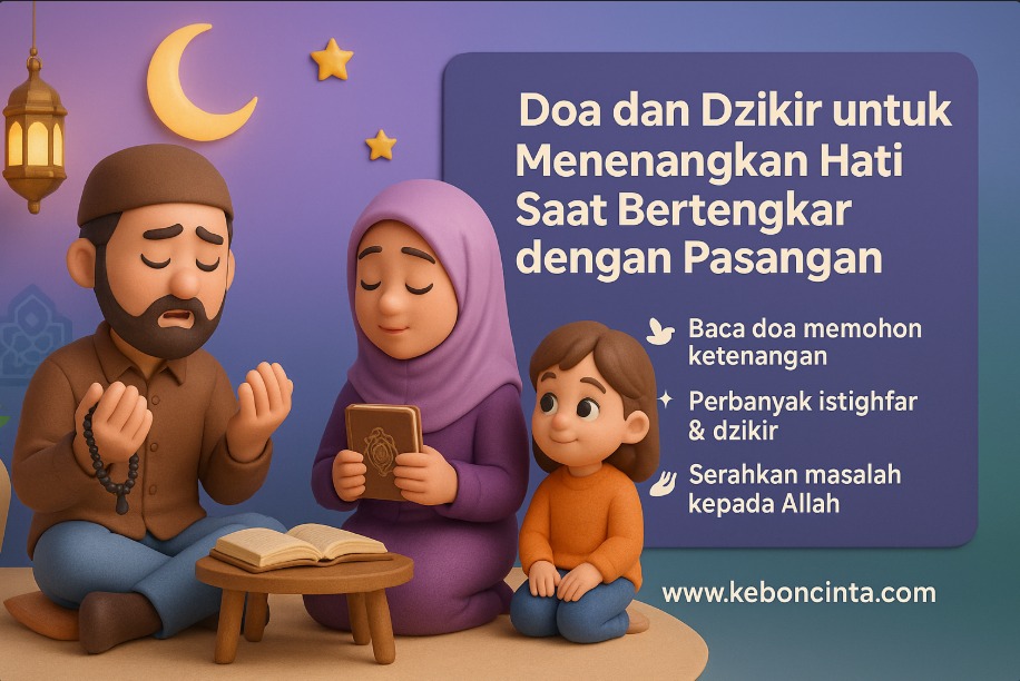 Doa dan Dzikir untuk Menenangkan Hati Saat Bertengkar dengan Pasangan
